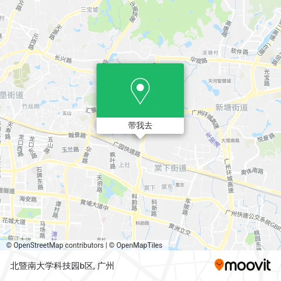 北暨南大学科技园b区地图