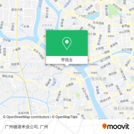 广州穗港米业公司地图