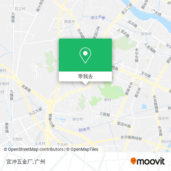 宜冲五金厂地图