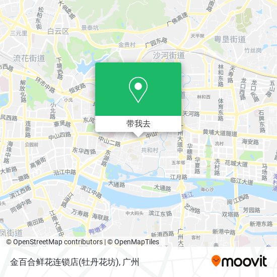 金百合鲜花连锁店(牡丹花坊)地图