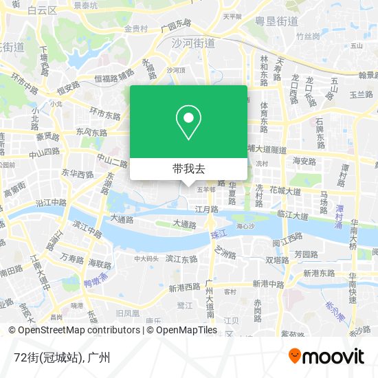 72街(冠城站)地图