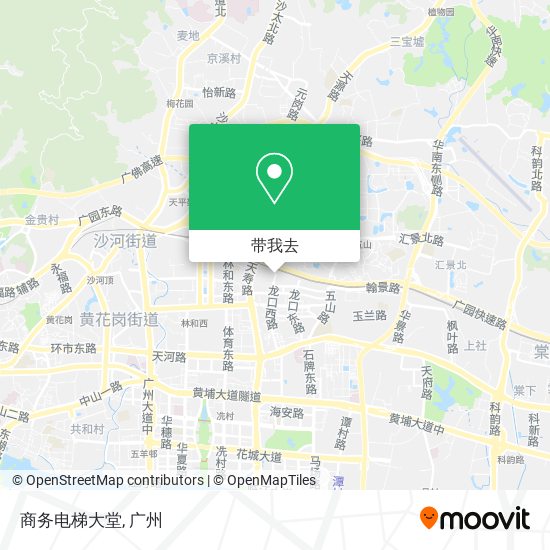 商务电梯大堂地图