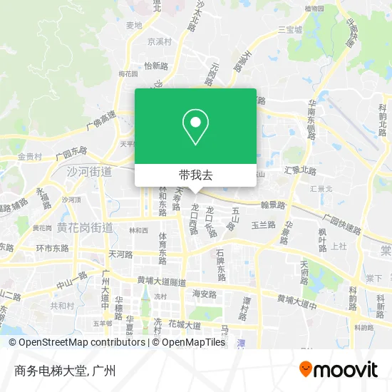 商务电梯大堂地图