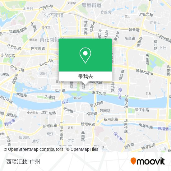 西联汇款地图