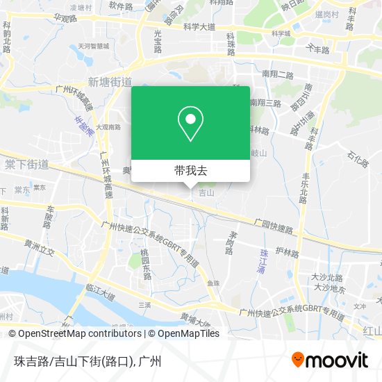 珠吉路/吉山下街(路口)地图