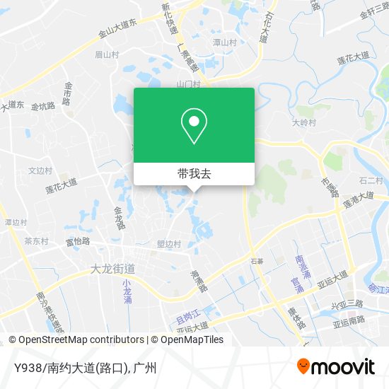 Y938/南约大道(路口)地图