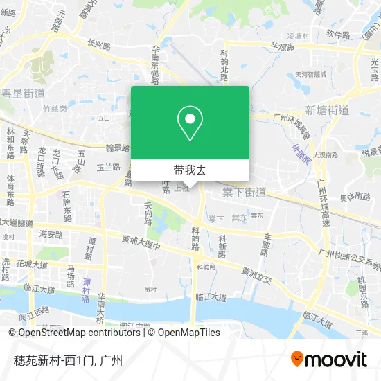穗苑新村-西1门地图