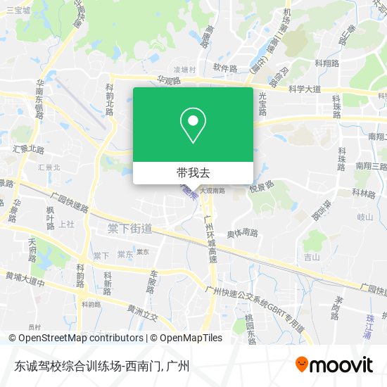 东诚驾校综合训练场-西南门地图