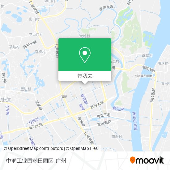 中润工业园潮田园区地图
