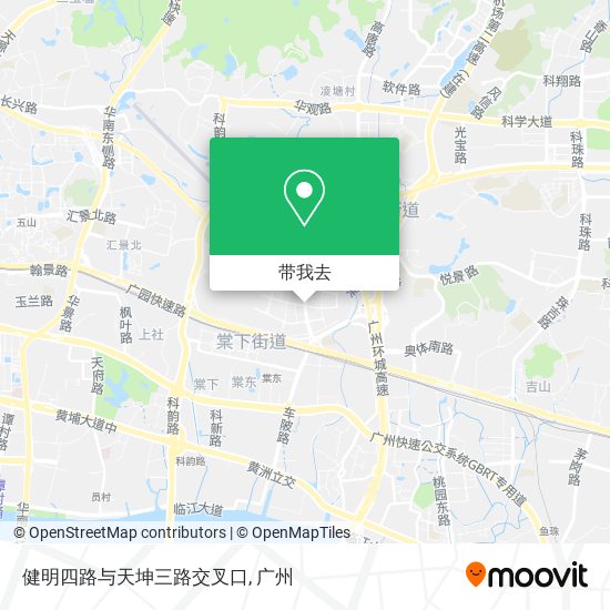 健明四路与天坤三路交叉口地图