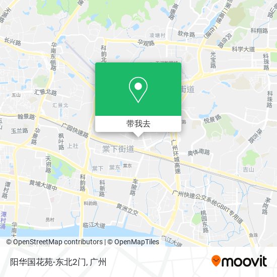 阳华国花苑-东北2门地图