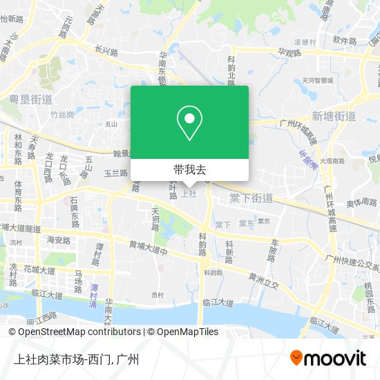 上社肉菜市场-西门地图