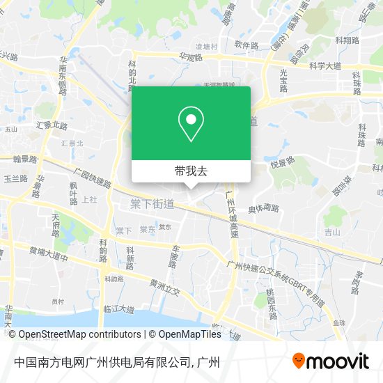 中国南方电网广州供电局有限公司地图
