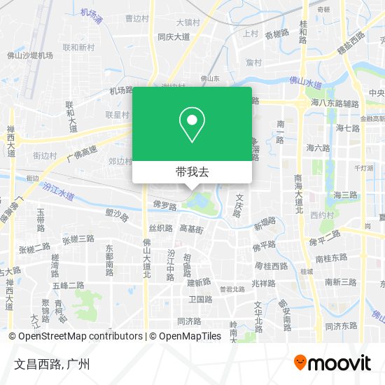文昌西路地图