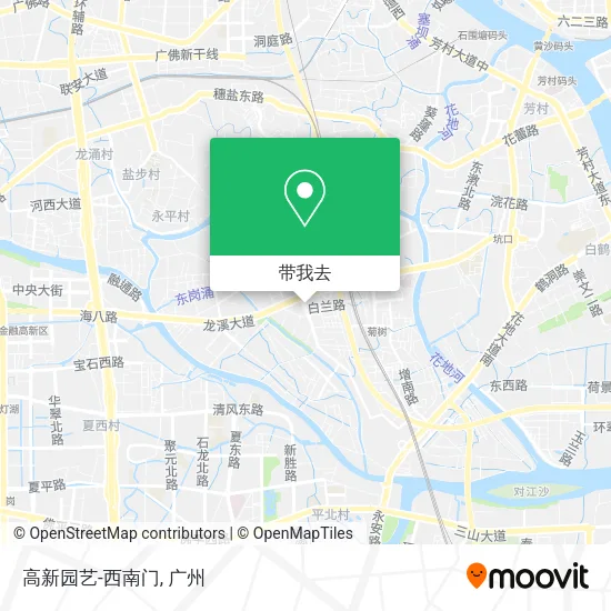 高新园艺-西南门地图