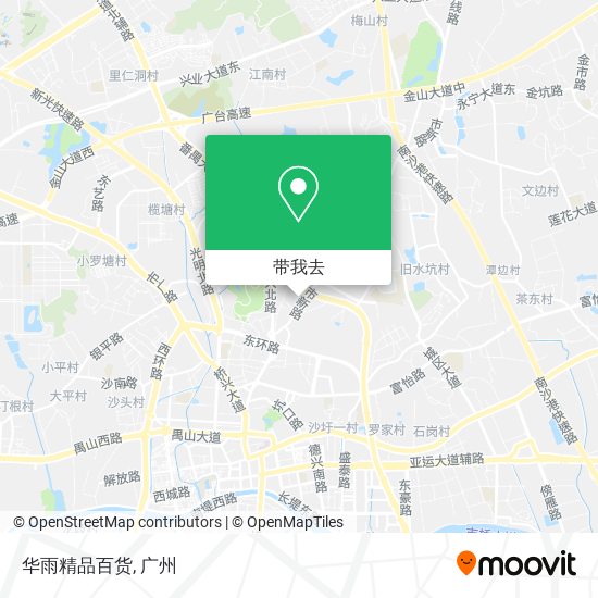华雨精品百货地图