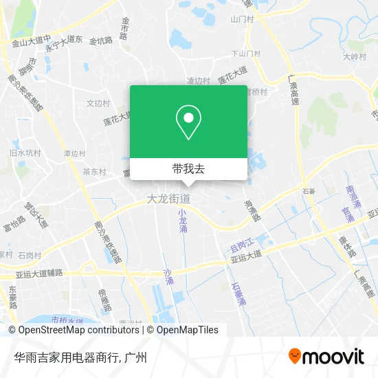 华雨吉家用电器商行地图