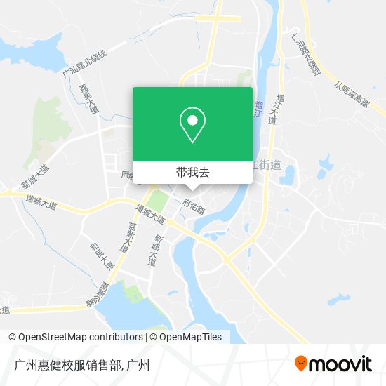 广州惠健校服销售部地图