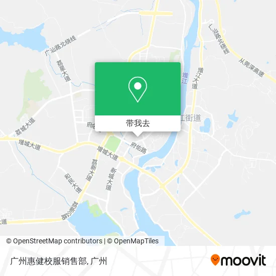 广州惠健校服销售部地图