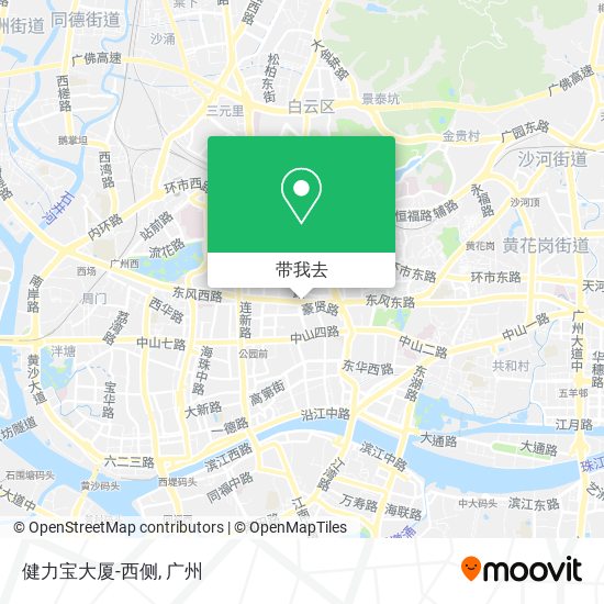 健力宝大厦-西侧地图