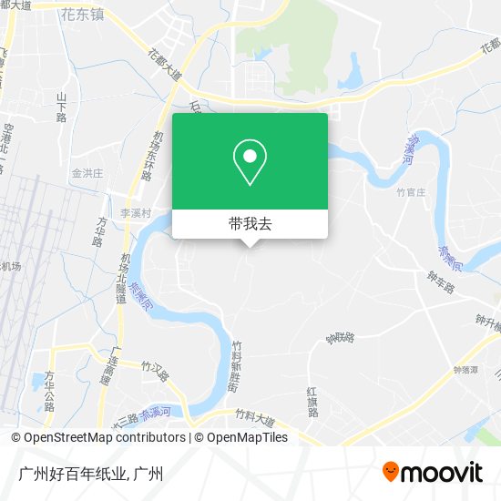 广州好百年纸业地图