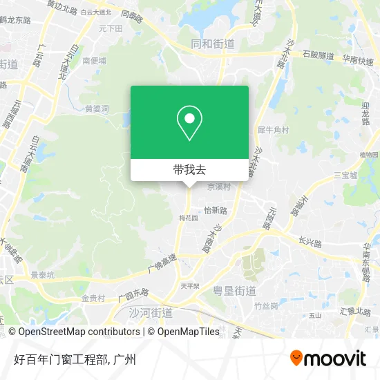 好百年门窗工程部地图