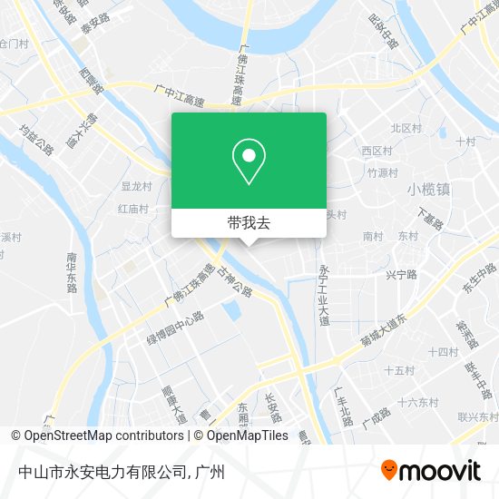 中山市永安电力有限公司地图