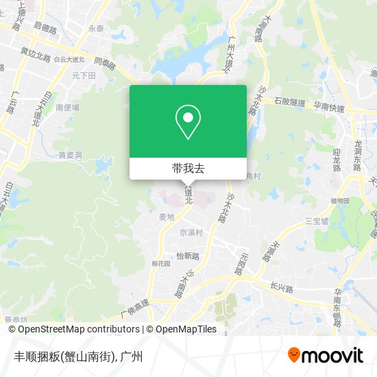 丰顺捆粄(蟹山南街)地图