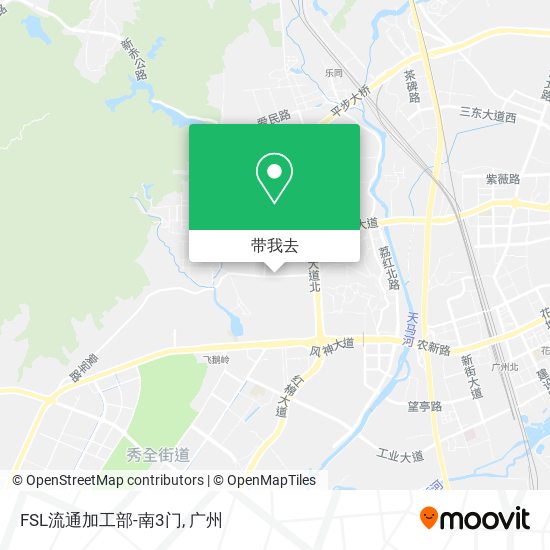 FSL流通加工部-南3门地图