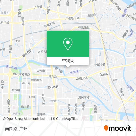 南围路地图