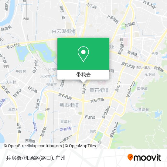 兵房街/机场路(路口)地图
