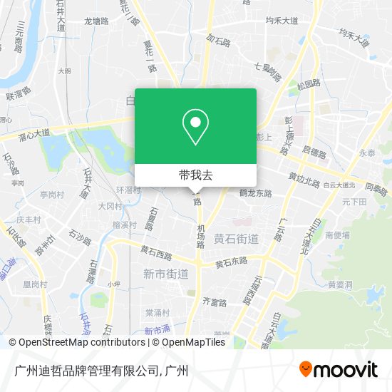 广州迪哲品牌管理有限公司地图