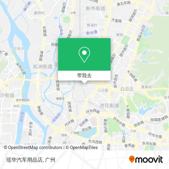 瑶华汽车用品店地图