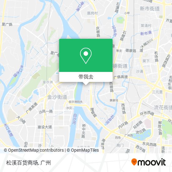 松溪百货商场地图