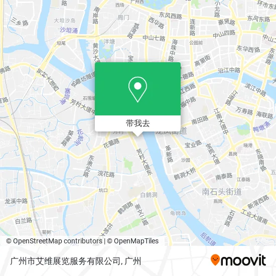 广州市艾维展览服务有限公司地图
