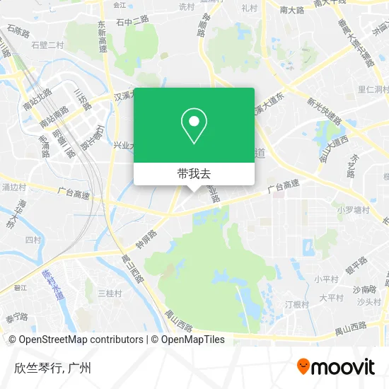 欣竺琴行地图