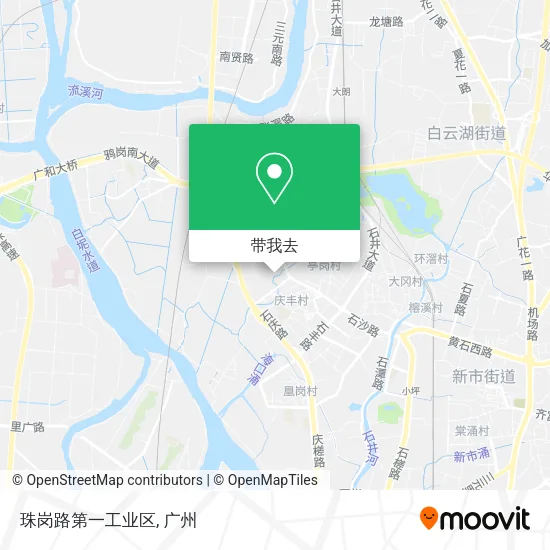 珠岗路第一工业区地图