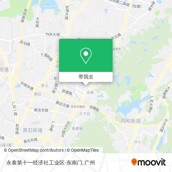 永泰第十一经济社工业区-东南门地图