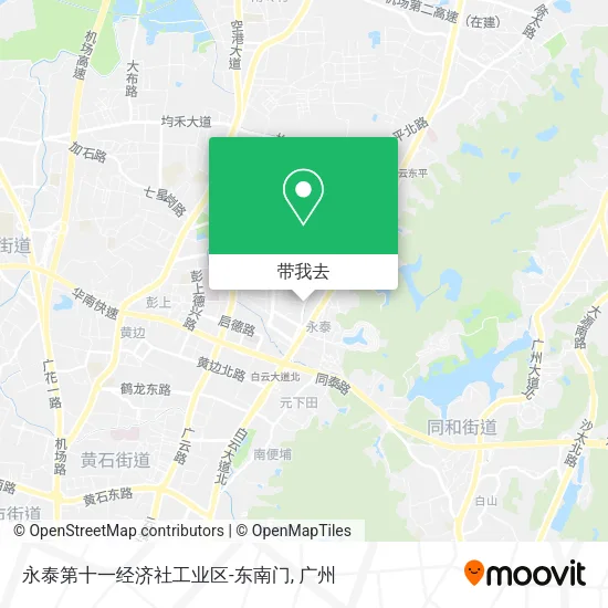永泰第十一经济社工业区-东南门地图