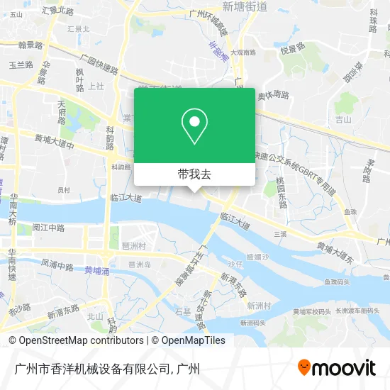 广州市香洋机械设备有限公司地图