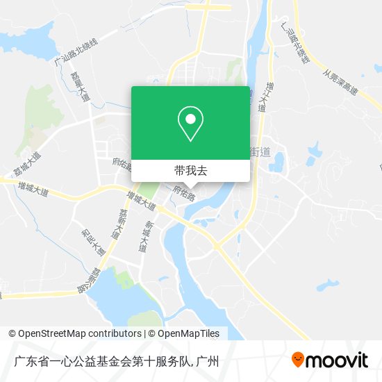 广东省一心公益基金会第十服务队地图