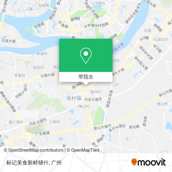 标记美食新鲜猪什地图