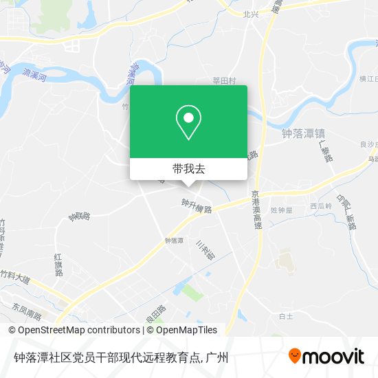 钟落潭社区党员干部现代远程教育点地图