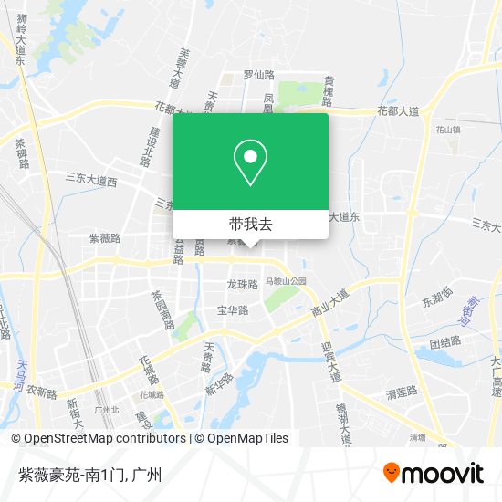 紫薇豪苑-南1门地图
