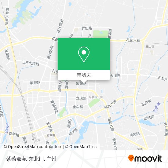 紫薇豪苑-东北门地图