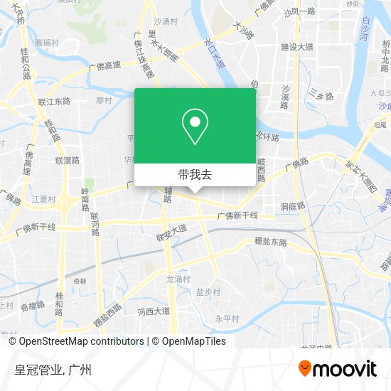 皇冠管业地图