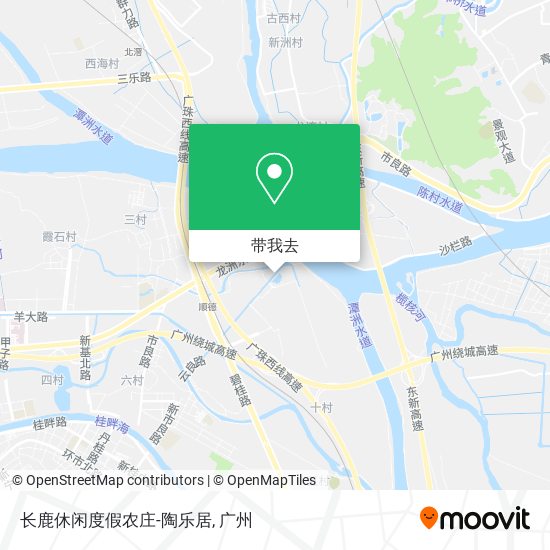 长鹿休闲度假农庄-陶乐居地图