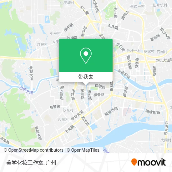 美学化妆工作室地图