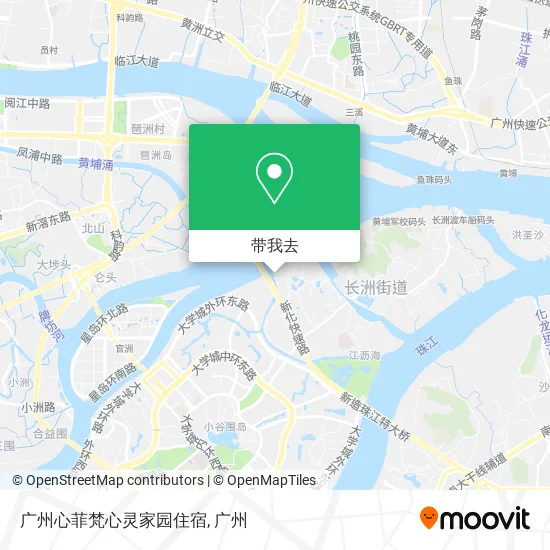 广州心菲梵心灵家园住宿地图