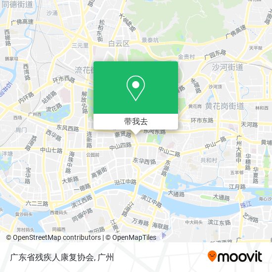 广东省残疾人康复协会地图